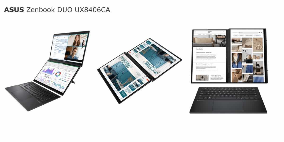 ASUS Zenbook DUO UX8406CA レビュー